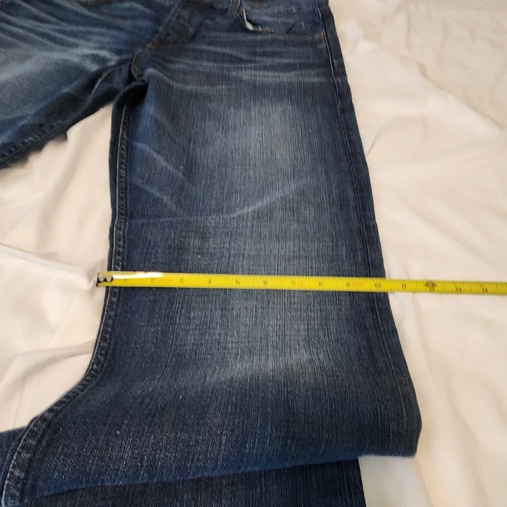 J.Brand Walker Relaxed Straight‎ Leg Size 38 Med Wash Blue Jeans. Button Fly Men